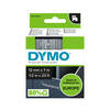 Etiketilint DYMO D1 S0720600, 12 mm x 7 m, valge läbipaistval