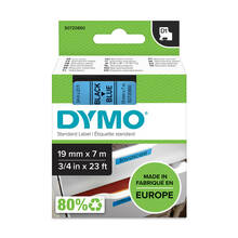 Etiketilint DYMO D1 S0720860, 19 mm x 7 m, must/sinine