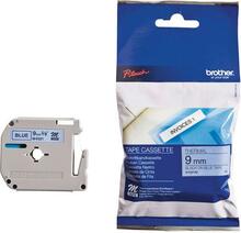 Etiketilint Brother P-touch MK621B, 9 mm, must kollasel, 4 m