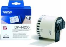 Etiketid printerile Brother DK44205, 62 mm, 30.48 m, valge