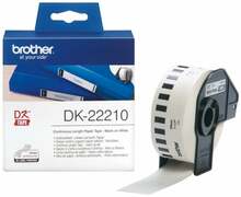 Etiketilint Brother DK-22210, 29 mm x 30.48 m, valge
