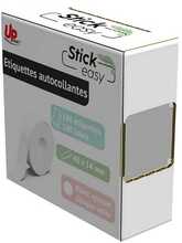 Kleebisetiketid Inne UPrint UP21, 14 x 40 mm, valge, 180 tk