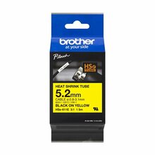 Termokahanev toru Brother HSE-611E, 5.2 mm, kollane