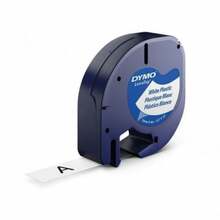 Etiketilint Dymo LetraTag S0721660, 12 mm x 4 m, valge