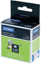 Paberetiketid DYMO LabelWriter S0722530, 13 x 25 mm, valged, 1000 tk