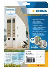 Kleebisetikett HERMA 10759, ristkülik, pruun, 140 tk