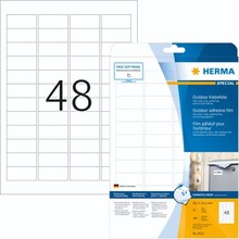Etiketid HERMA 9531, valge, kleebitav, printimiseks, 10 lehte, 480 tk