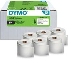 Etiketid Dymo 2177565, 102 x 210 mm, valge, 6 tk