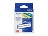 Kleebisprinteri lint Brother TZ-251, 24 mm x 8 m, must/valge