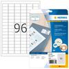 Etiketid Herma InkPrint 8832, A4, 30.5 x 16.9 mm, valge matt paber, 2400 tk