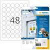 Isekleepuv etikett HERMA 4571, eemaldatav, valge, 960 tk
