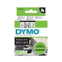 Lint Dymo D1 S0720680, 9 mm x 7 m, must valgel