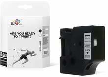 Etiketilint TB Print TBTD-45803, 19 x 7 mm, must valgel, 1 tk