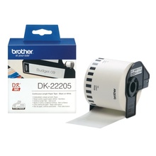 Paberetikett Brother DK-22205, 62 mm x 30.48 m, valge