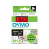 Etiketilint Dymo D1 S0720970, 24 mm x 7 m, must tekst punasel