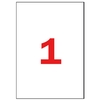 Isekleepuvad etiketid PBS Connect Multi3, A4, 210 x 297 mm, 100 lehte, valge