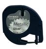 Etiketilint Dymo LetraTag 91228 S0721730, 12 mm x 4 m, must/hõbe