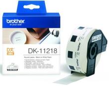 Etiketirull Brother DK-11218, 24 mm, valge, 1000 tk