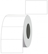 Liimitavad etiketid TECHNOINFORM, 26 x 16 mm, ristkülikukujulised, valged, 1000 tk