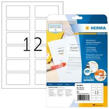 Etiketid HERMA QR 9643, 80 x 40 mm, valge, 300 tk