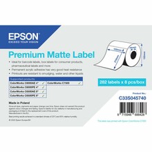 Etiketid Epson Premium Matte Label, 105 x 210 mm, 282 tk
