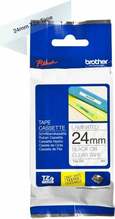 Etiketilint Brother TZe-151, 24 mm, must läbipaistval, 800 cm