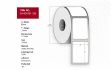 Kleebis Capture Label 32 x 25 mm, Core 25 mm, Direct Thermal, Coated, mudel CA-800261-105
