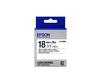 Etiketid Epson Label Cartridge LK-5WBN, 18 mm, must valgel, 9 m