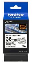 Etiketilint Brother TZE-SL261, 36 mm, must valgel, lamineeritud