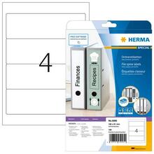 Etiketid HERMA 5095, A4, 192 x 61 mm, valge, 100 tk