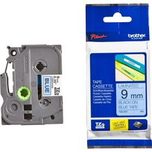 Etiketilint Brother TZe-521, 9 mm, must/sinine