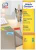 Kleebisetiketid Avery Zweckform, A4, 70 x 37 mm, 100 lehte, rohelised