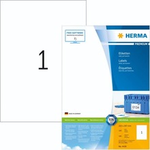 Etiketid Herma 4428, A4, 210 x 297 mm, valge, 100 tk