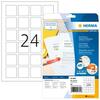 Etiketid HERMA 9642, 40 x 40 mm, valge, 600 tk