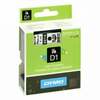 Etiketilint DYMO D1 S0720930, 24 mm x 7 m, must valgel