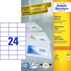 Kleebisetiketid Avery Zweckform A4, 70 x 37 mm, 100 lehte, valge