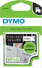 Märgistusteip DYMO D1, 12 mm, must valgel, 5.5 m, S0718060
