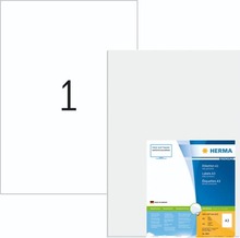 Isekleepuvad etiketid Herma 8692, A3, 297 x 420 mm, valge, 100 tk