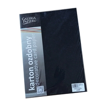 Dekoratiivpaber Galeria Papieru Florida, A4, 250 g/m, must, 20 lehte