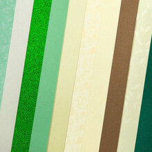 Dekoratiivpaber Galeria Papier ELEGANCKA ZIELEN, A4, 210-250 g, 10 tk