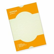 Dekoratiivpaber Marmor Marina, A4, 175 g/m, 25 lehte, kreemjas