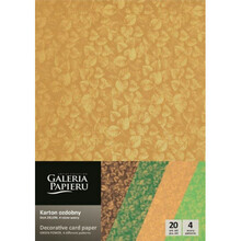 Dekoratiivpaber Galeria Papier Sila Zieleni, A4, 200 g, 20 lehte