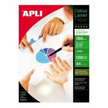 Fotopaber Apli COLOUR LASER GLOSSY, A4, 160 g/m, 100 lehte