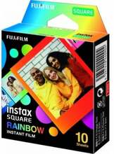 Kiirfotoplaadid Fujifilm Instax Square Rainbow, 10 tk, 72 x 86 mm
