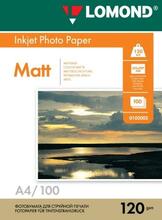Fotopaber Lomond Photo Inkjet Paper, A4, matt, 120 g/m, 100 lehte