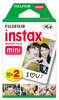 Fotopaber Fujifilm Instax Mini, 20 tk, läikiv, valge
