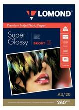 Fotopaber Lomond Premium Photo Paper, A3, superläikiv, 260 g/m, 20 lehte