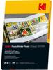 Fotopaber Kodak Photo Sticker Paper 3510652, A6, läikiv, 120 g/m, 20 lehte
