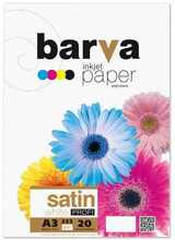 Fotopaber Barva, A3, valge satiin, 255 g/m, 20 lehte
