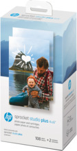 Fotopaber HP Sprocket Studio Plus, 4x6, 108 lehte, tindiga